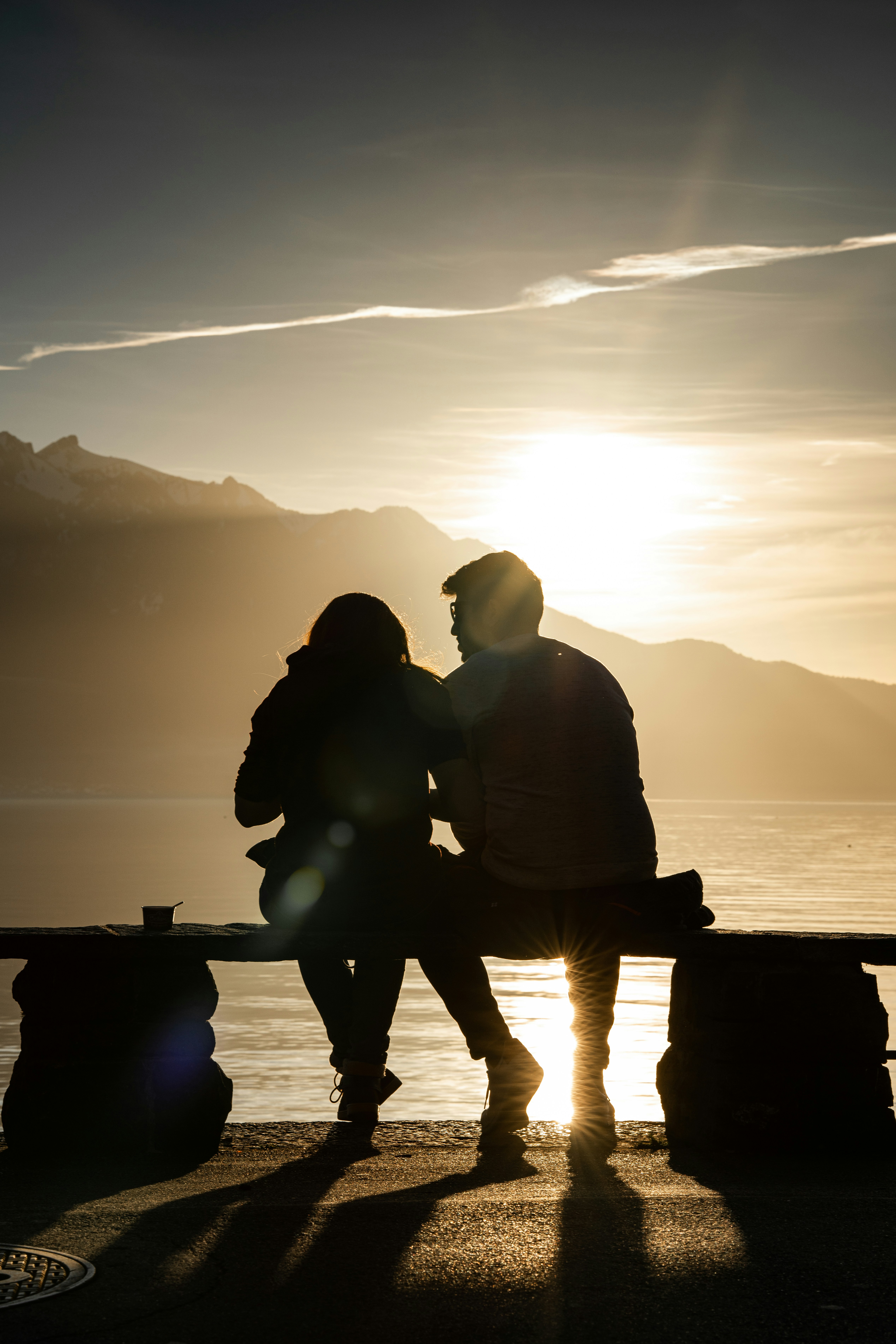 Couple at sunset